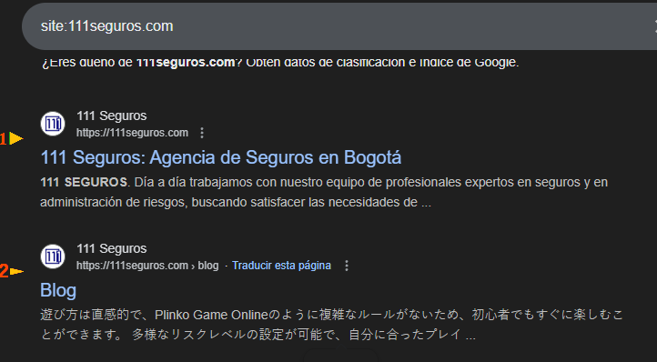 Spam SEO en Google
